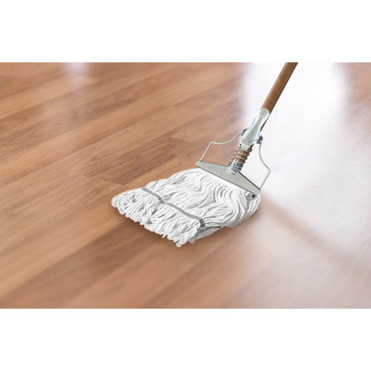 ILOT 59" Mop Spring Commercial Grade Mop Handle Pack of 2 Industrial Strength Wooden Handle Wet Mops for Floor Cleaning Heavy Duty (Mop Heads Not Included)