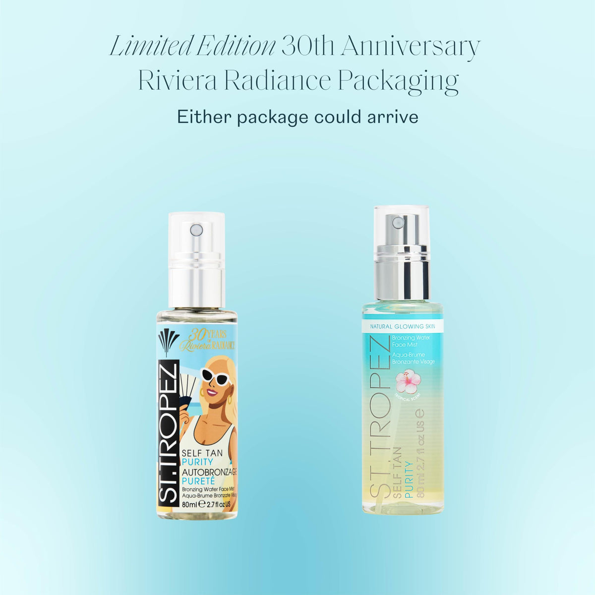 St.Tropez Self Tan Purity Face Mist, Natural Glow, 2.7 Fl Oz