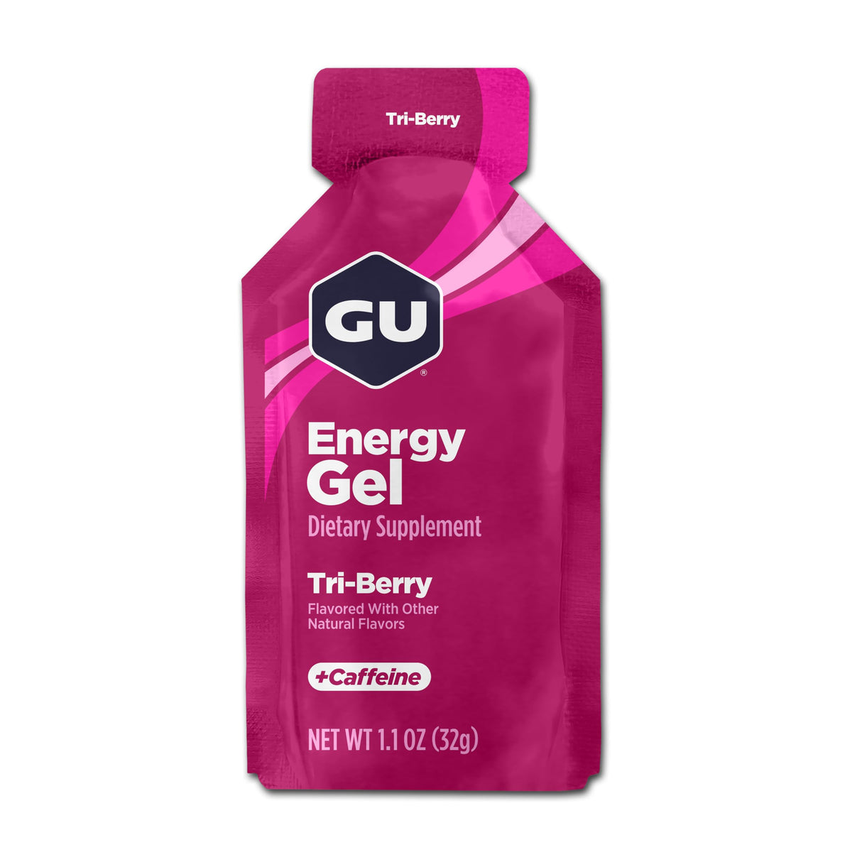 GU Energy Original Sports Nutrition Energy Gel, Vegan, Gluten-Free, Kosher, and Dairy-Free On-the-Go Energy for Any Workout, 8-Count, Tri-Berry
