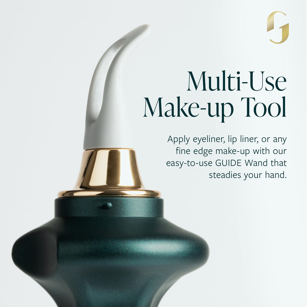 GUIDE Beauty Eyeliner Duo, GUIDE Wand & Line Luxe/Long-Wear Eyeliner Cream (Black), Multi-Purpose Make-Up Application Tool, Universal Design for Easy Eye & Lip Liner