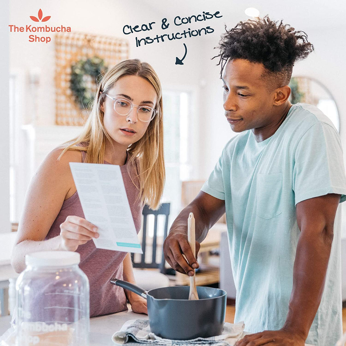 Organic SCOBY Kombucha Starter Kit - 100% Guaranteed to Brew - Fresh, Live Culture with Starter Liquid - The Kombucha Shop