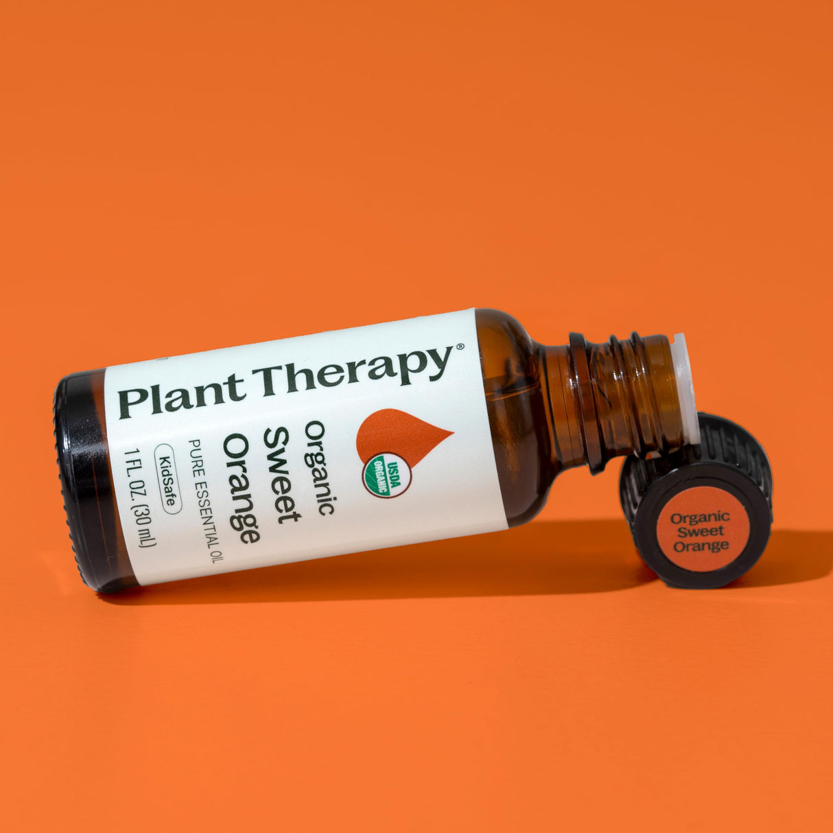 Plant Therapy Sweet Orange Organic Essential Oil 100% Pure, USDA Certified Organic, Undiluted, Natural Aromatherapy, Therapeutic Grade 30 mL (1 oz)