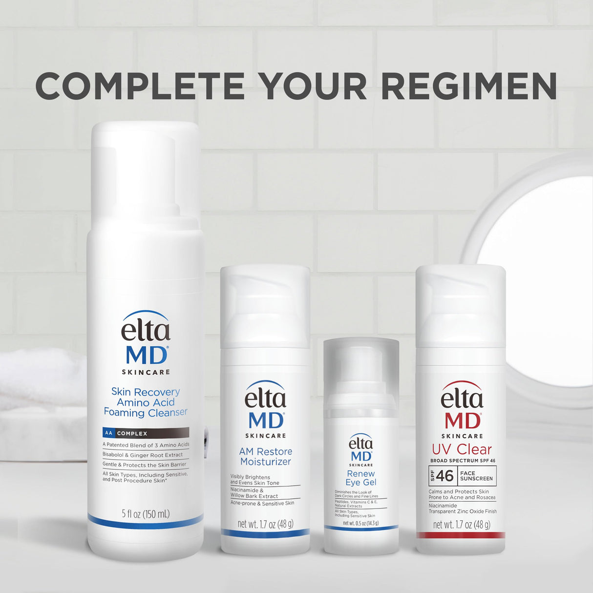 EltaMD Renew Eye Gel, Serum for Dark Circles and Puffiness, Under Eye Serum for Face, Anti Aging, Minimizes Fine Lines and Wrinkles, 0.5 oz Pump