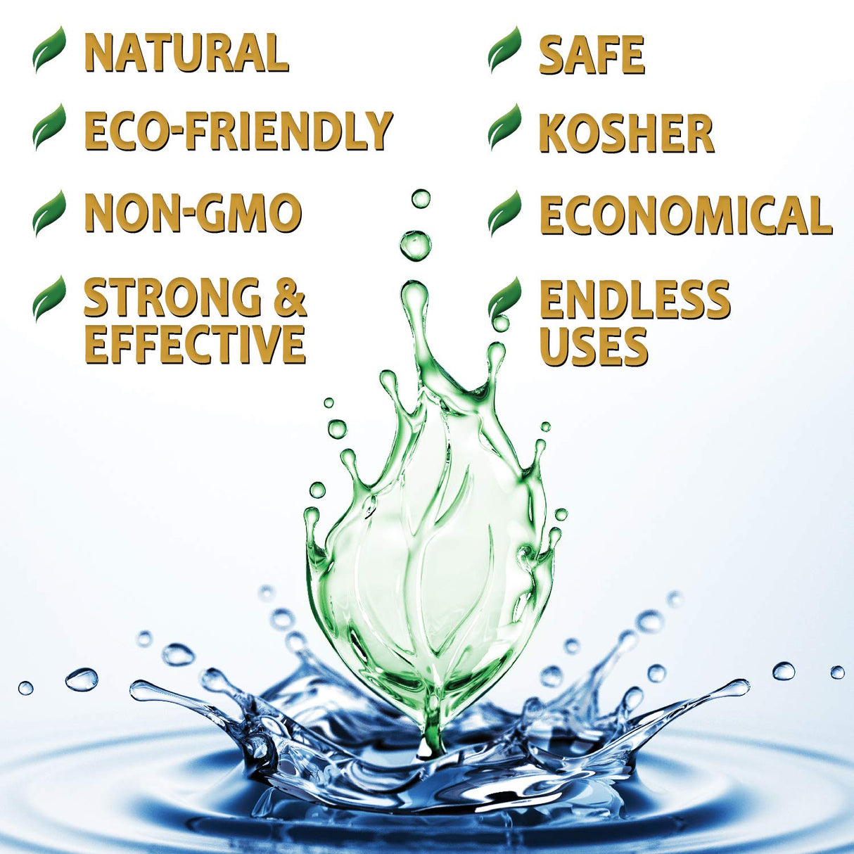 OrganicMatters Vinegar 30% Organic Industrial Cleaning Agent Concentrate, Pure Non-GMO Kosher All-Purpose Home & Garden Vinegar, Eco-Friendly (128 oz Gallon Refill)