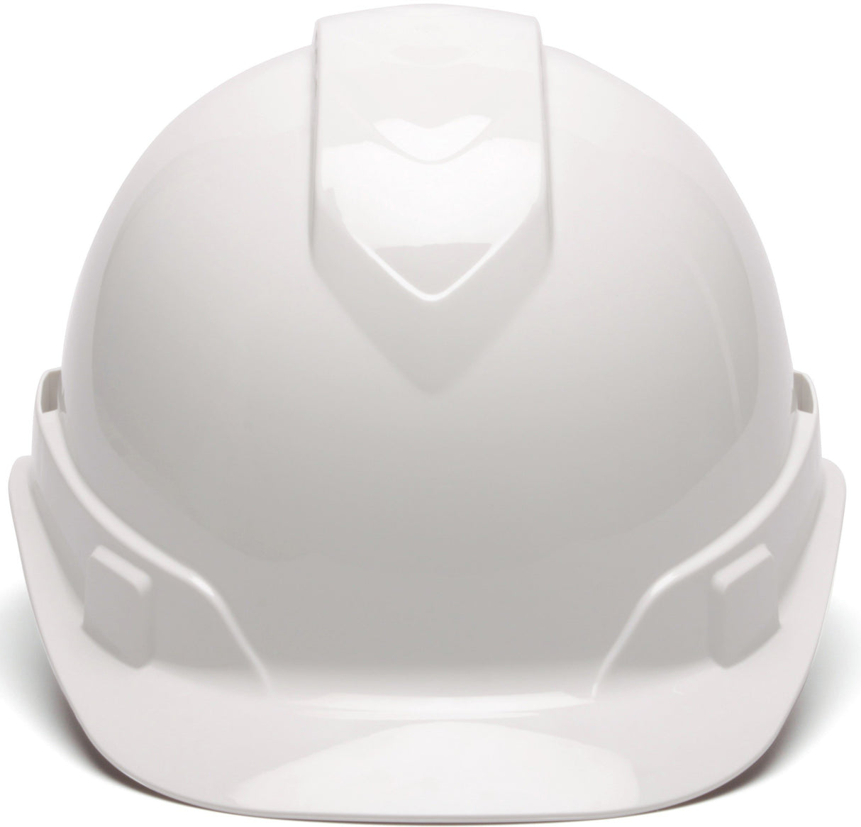 Pyramex Ridgeline Cap Style Hard Hat, Vented, 4-Point Ratchet Suspension, White