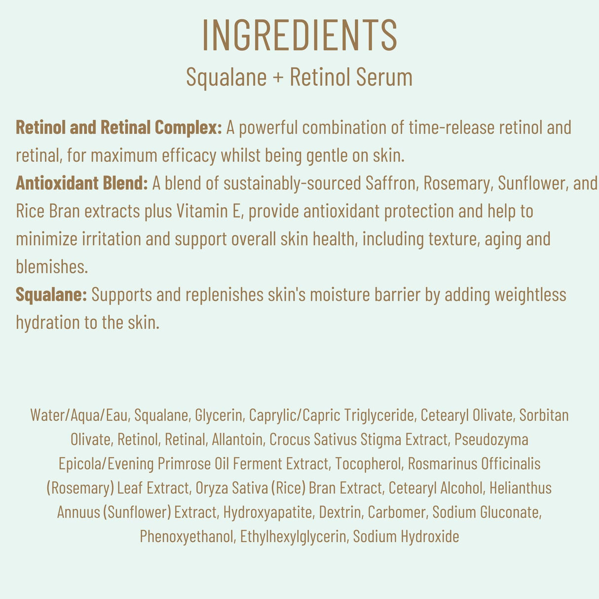 Biossance Squalane + Retinol Serum. Encapsulated Time-Release Retinol to Reduce Fine, Lines, Wrinkles, Discoloration and Texture. Cell Turnover with Minimal Irritation (1.01 fl oz)