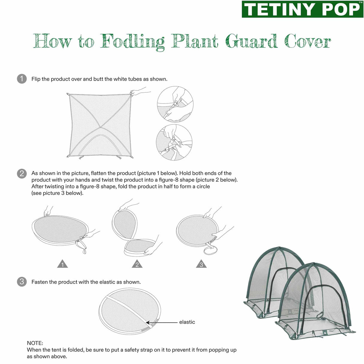 2pcs Quick Set up Pop up Garden Netting 28”x28”x32”Portable Plant Cover Net ,Locusts,Birds,Small Animal Garden Fruit and Flower Cages Portable Carry Bag with 16 Stakes