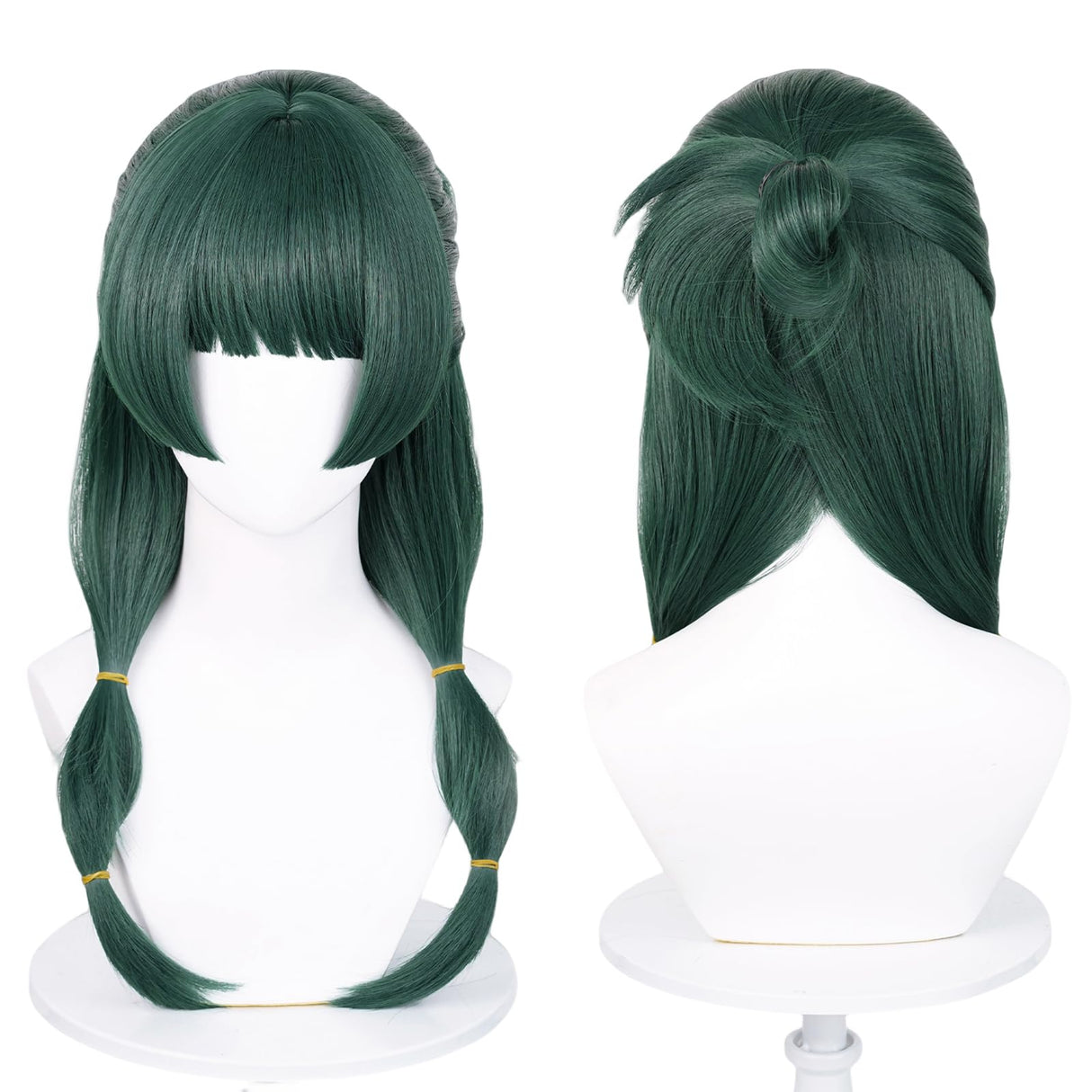 Probeauty Maomao Cosplay Wig, Long Dark Green Wigs for Women Halloween Christmas Anime Costume Party