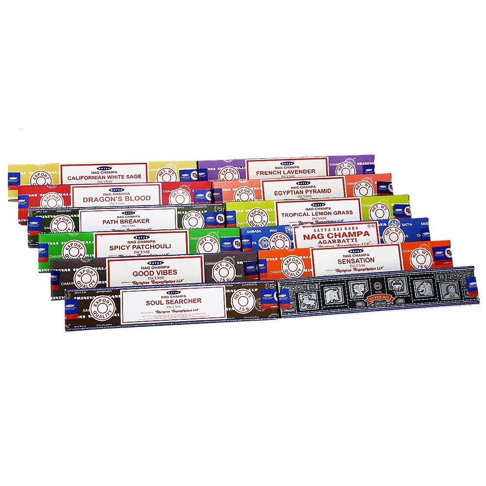 Satya 12 Pack Assorted Pack 15 Gram x 12 Packs 1ST