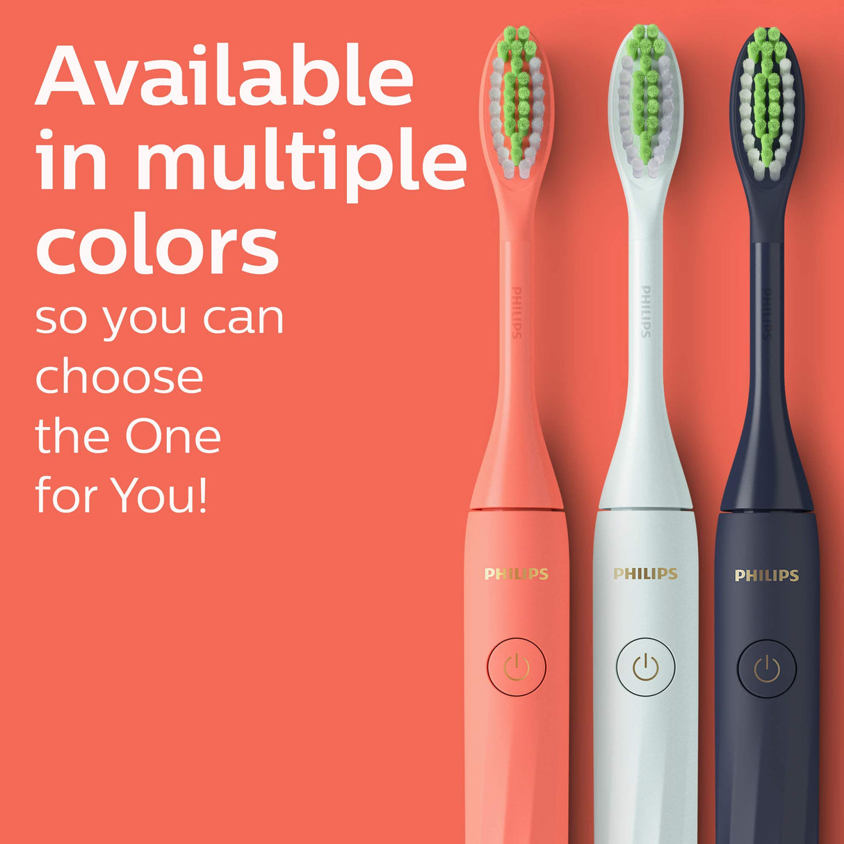 Philips Sonicare Battery Toothbrush, Miami Coral, HY1100/01