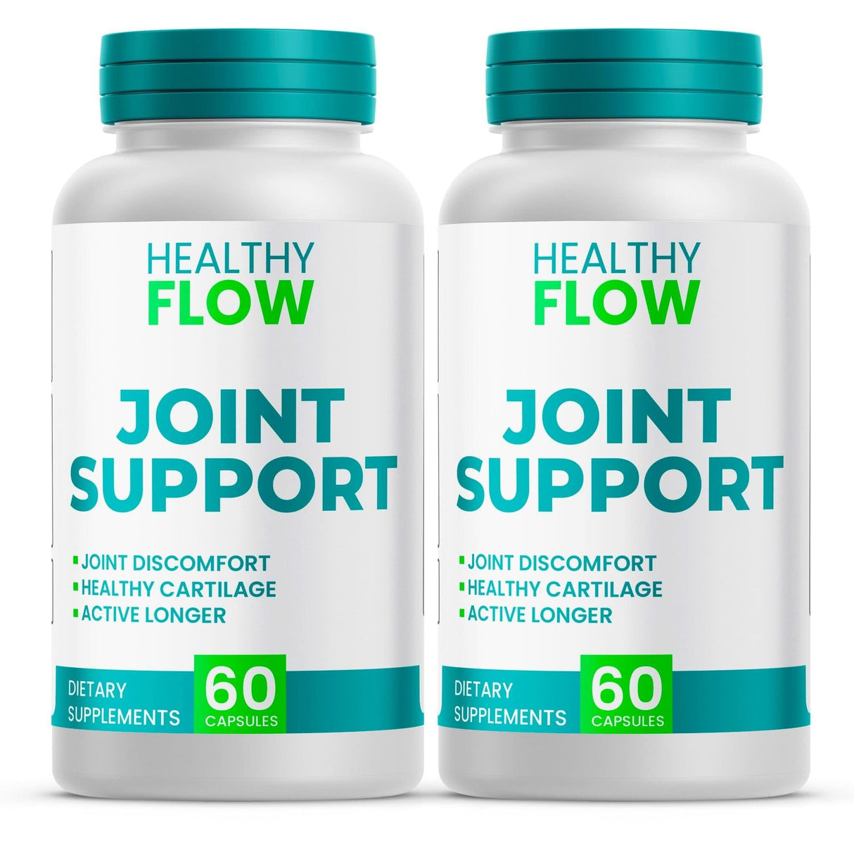 (2 Pack) Healthy Flow Joint Support Capsules - All Natural Advanced Supplement - Official Healthyflow Pills for Daily Lifestyle (120 Capsules)