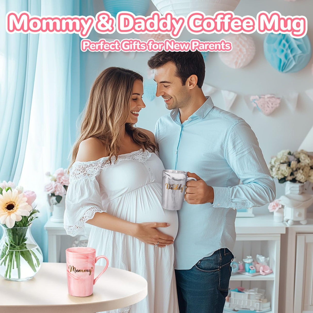 Christmas Stocking Stuffers White Elephant Gifts for Adults: Gender Reveal Gifts for Parents to Be, Baby Shower Gifts for Mom to Be, Pregnancy Gifts for First Time Moms, Expecting Parents Gifts Set