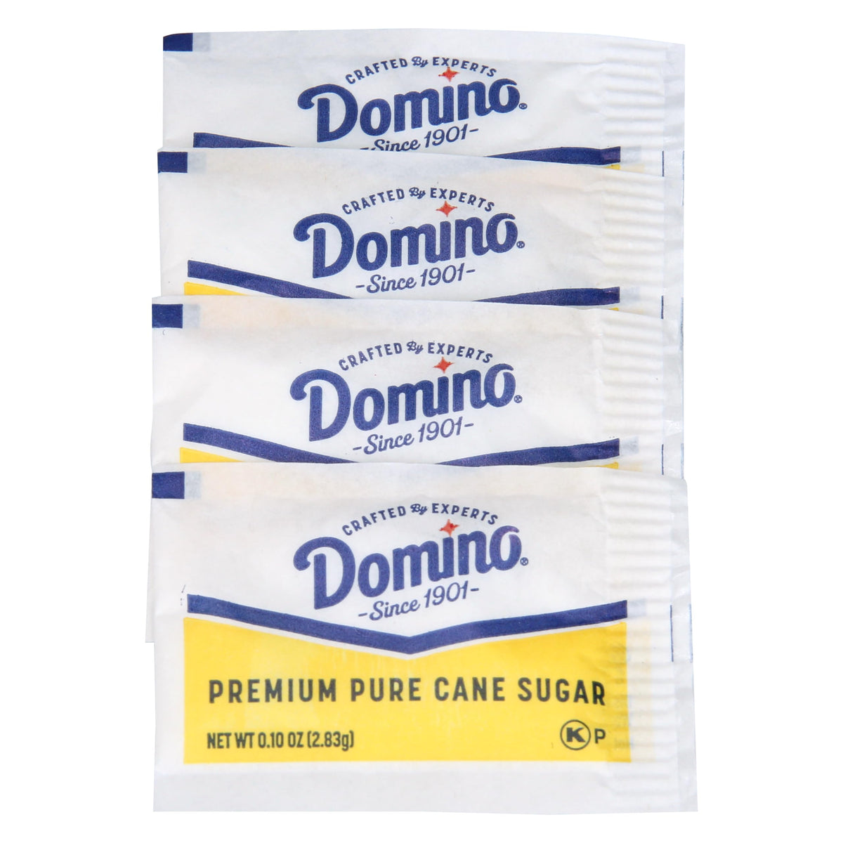 Domino® White Sugar Packets, 400 Count Dispenser Box, 0.10 oz Each