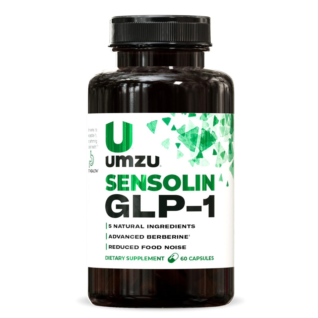 UMZU Sensolin GLP-1 Metabolic Support Supplement, Boost GLP-1 Production, Reduce Food Noise, Balance Mood, Clinically Advanced Berberine, Ceylon Cinnamon, Chromium (60 Capsule | 30 Day Supply)