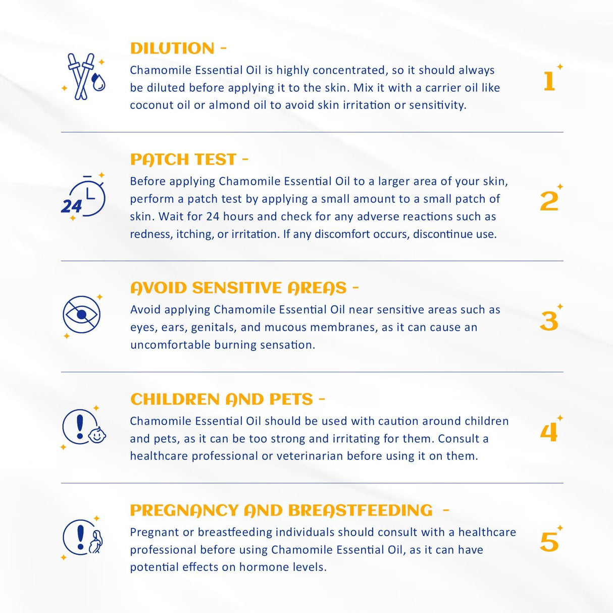 HIQILI 100ML Chamomile Essential Oil, Pure & Natural Chamomile Oil for Diffueser, Skin, Soap, Shampoo - 3.38 Fl Oz