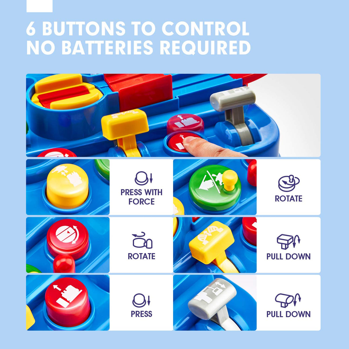 Toys for 3 Year Old Boys - Stem Kids Toys 3-5, Large Race Track, 3 Year Old Boy Gift, Car Playset for 4 Year Boy Birthday Gift, Montessori, Thinking, Motor Skill, Educational Christmas Grandkids Gifts