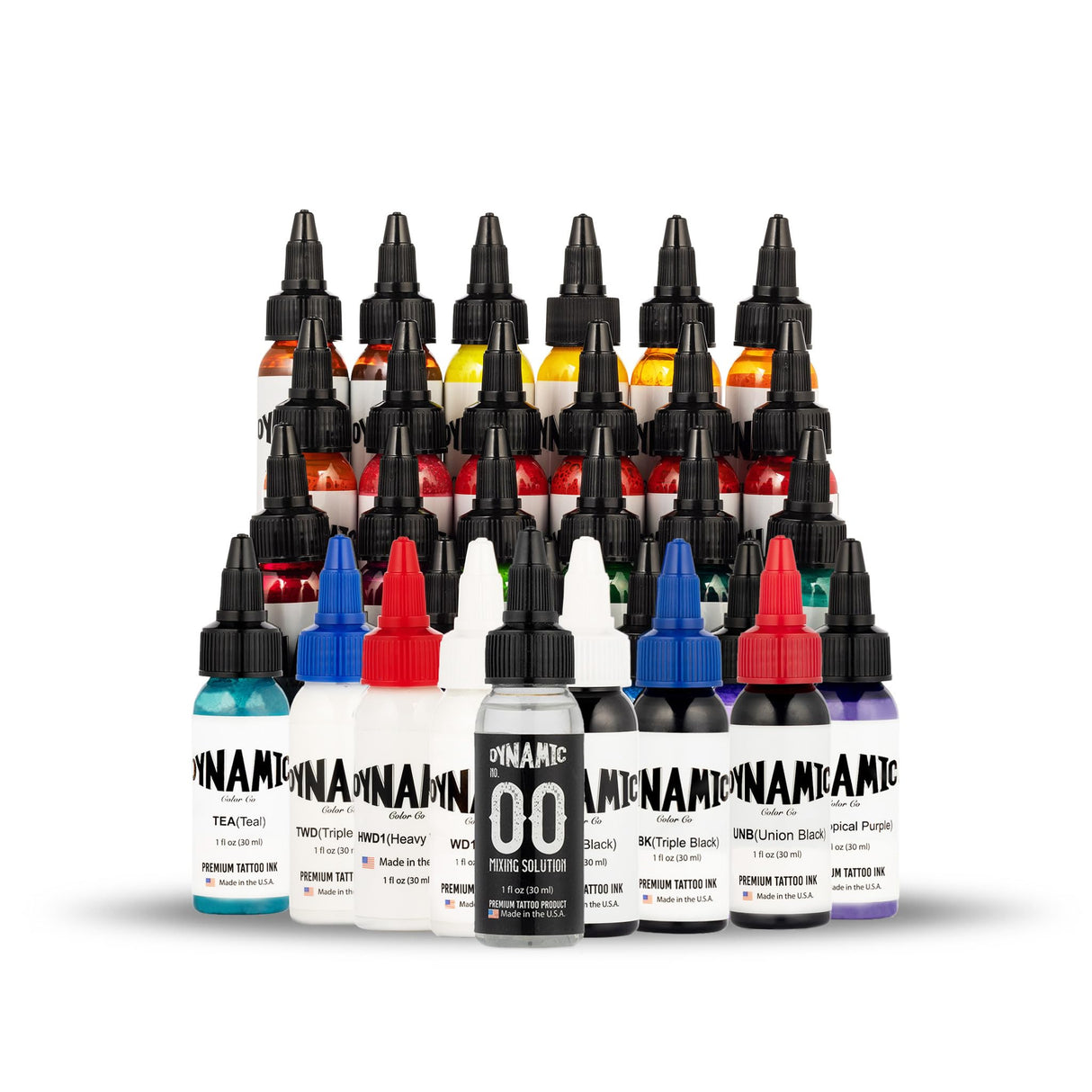 Dynamic Color Co- Master Collection 1oz Color Tattoo Ink Set, Includes All 30 Dynamic Colors