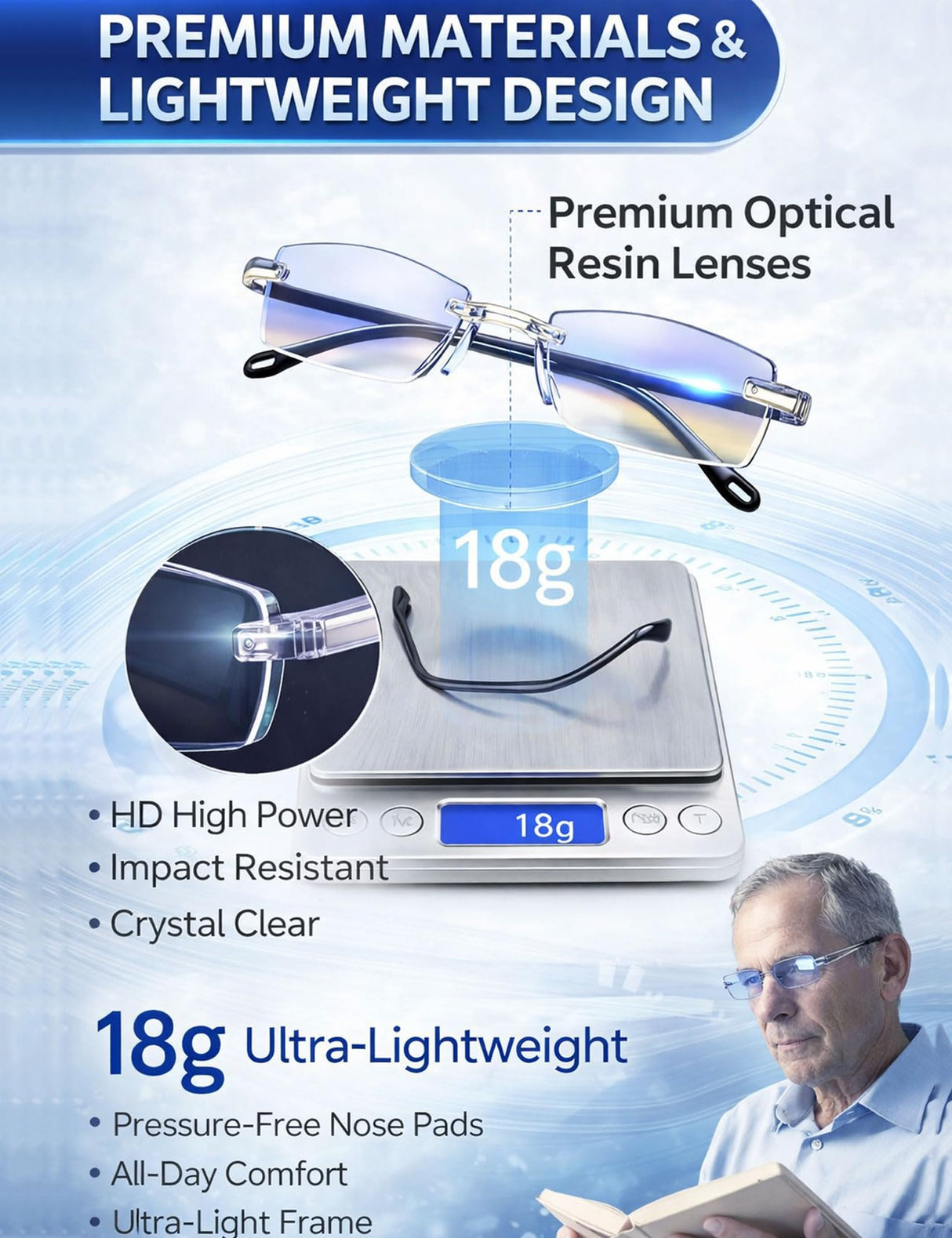 Intelligent Dual Focus Glasses, 2026 New Self Sync Wonder Glasses, Adjustable Auto Focus Eyeglasses for Women Men