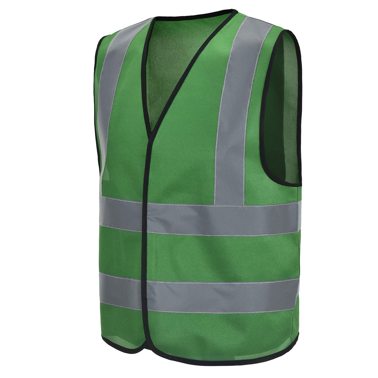 personalise Custom Green xl High Visibility reflective Safety Vest Logo