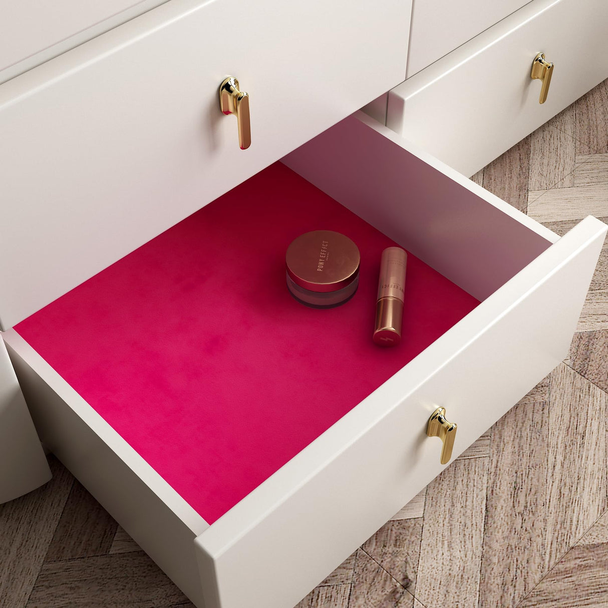 Decotalk Velvet Wallpaper Peel and Stick Pink Velvet Wallpaper Felt Fabric Sheets Adhesive Felt Fabric Wallpaper for Crafts Hot Pink Velvet Wall Paper for Drawer Liner 15.7x120 Inch Velvet Fabric Pink