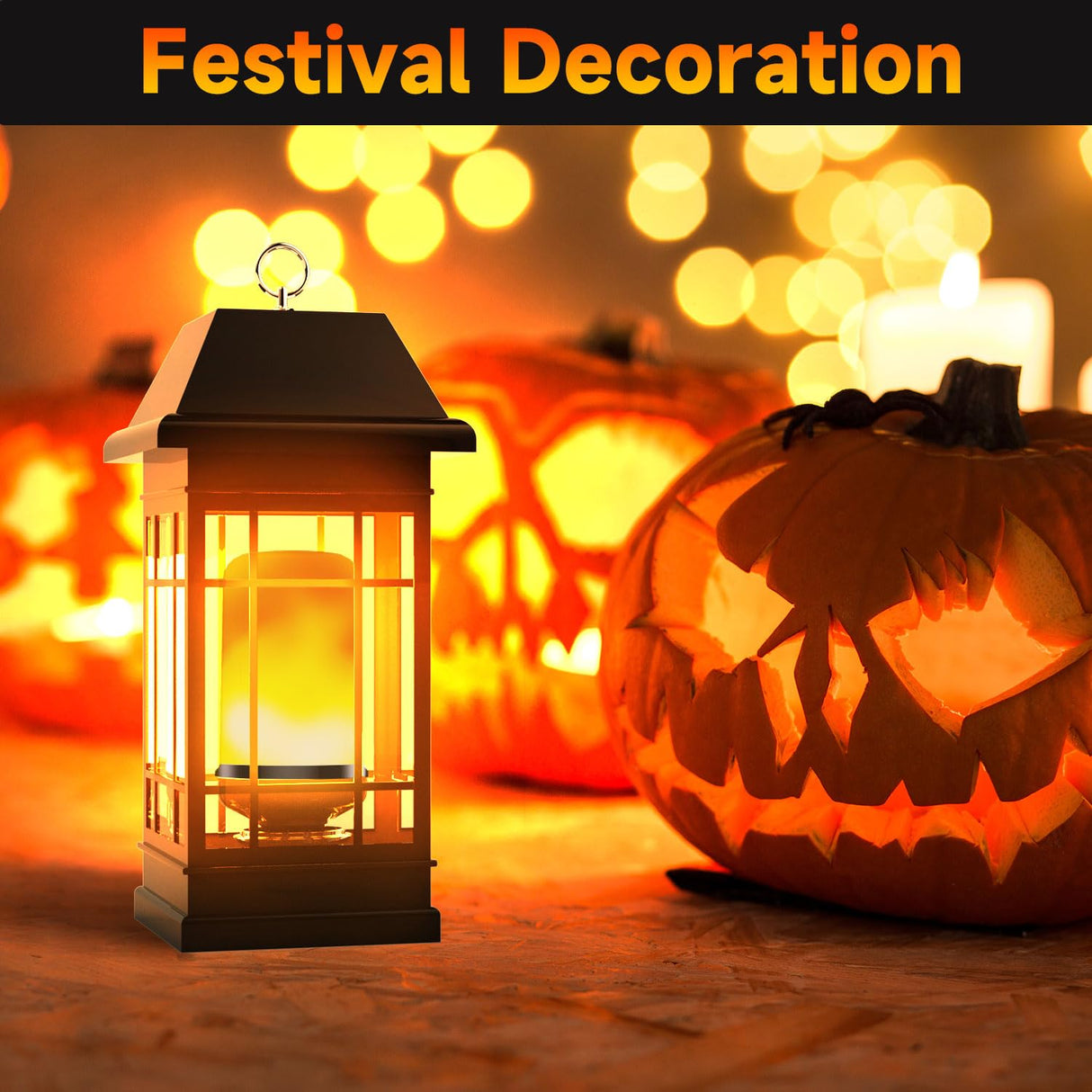 hyrion LED Flame Light Bulbs, 4 Modes Flickering Light Bulbs with Upside Down Effect, E26 Base Flame Fire Lights Bulb for Halloween Christmas Decor Porch Outdoor Indoor Home (2 Pack)