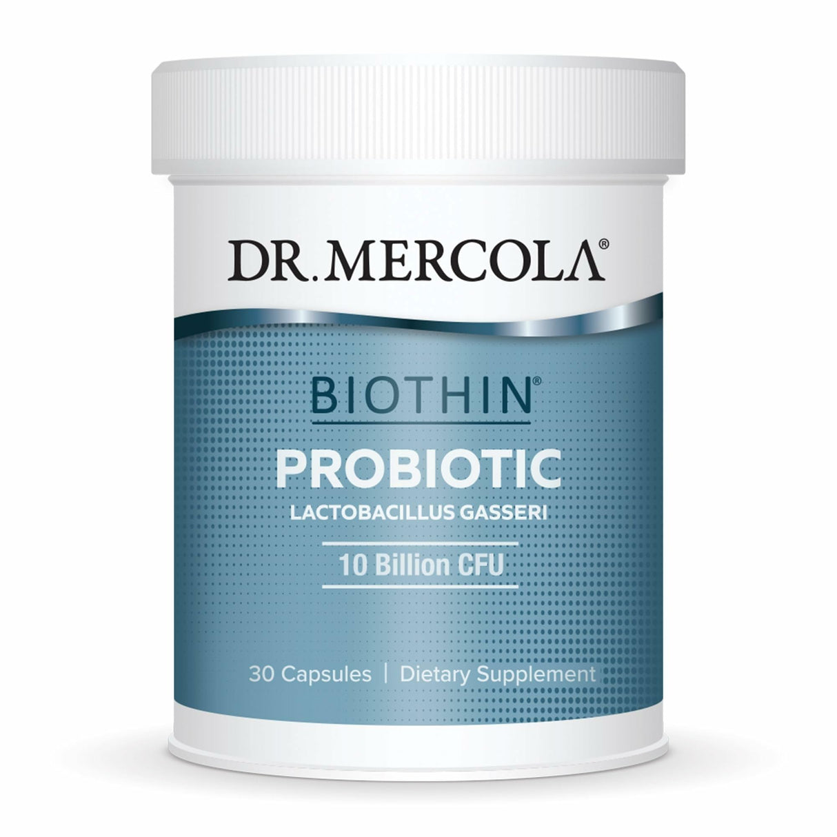 Dr. Mercola Biothin Probiotic - Digestive Health Supplement - Supports Healthy Metabolism - GMO-Free, Gluten-Free & Soy-Free - 30 Delayed-Release Capsules (30 Servings)