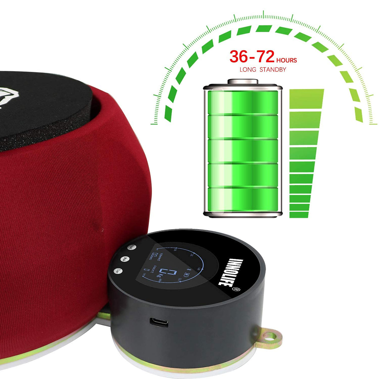 INNOLIFE Boxing Force Measurement Device,Professional Boxing Dynamometer with Punching Pad for Boxing Enthusiast-Force Withstand 1543 Lbs…