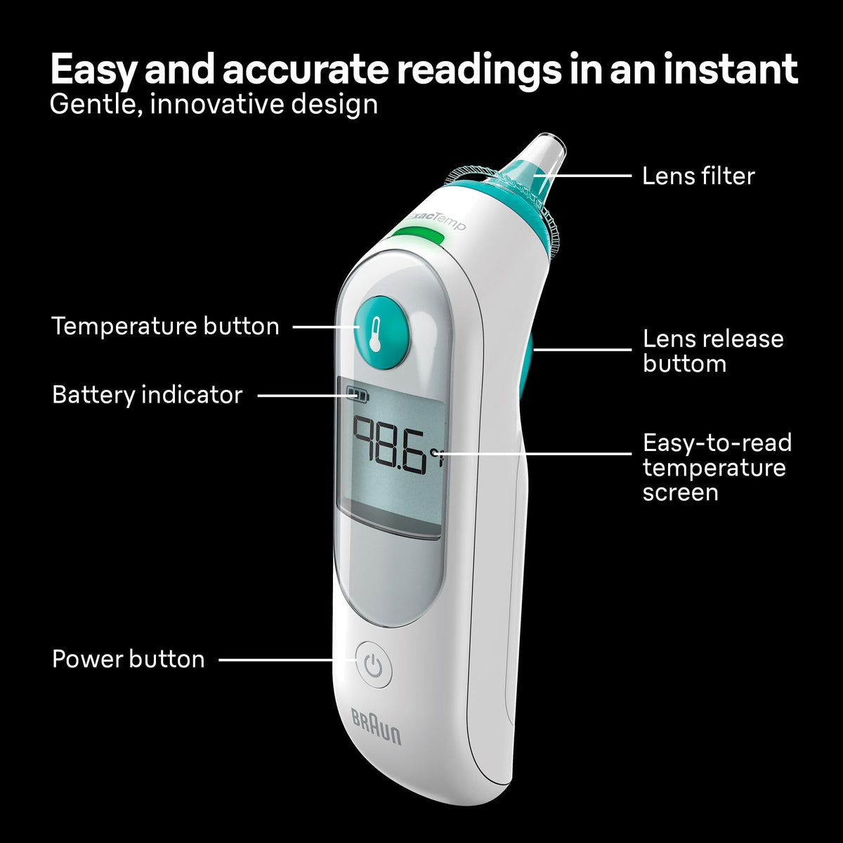 Braun ThermoScan 5 Digital Display Ear Thermometer