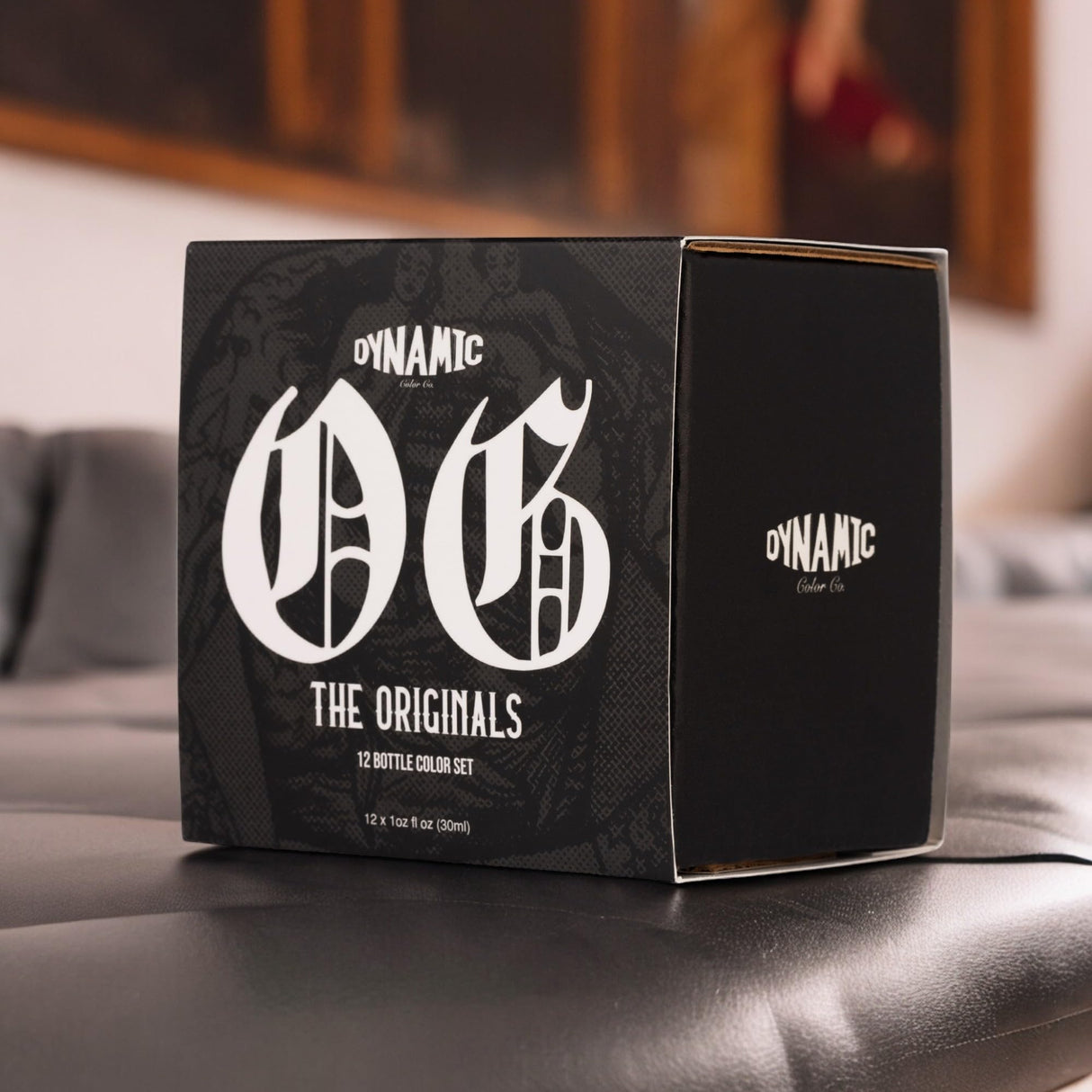 Dynamic Color Co - OG Color Ink Set, 12 Bottles (1 oz Each) Includes: (Burgundy Red, Chinese Red, Fire Red, Green, Blue, Orange, White, Canary Yellow, Brown, Magenta, Violet, and Black)