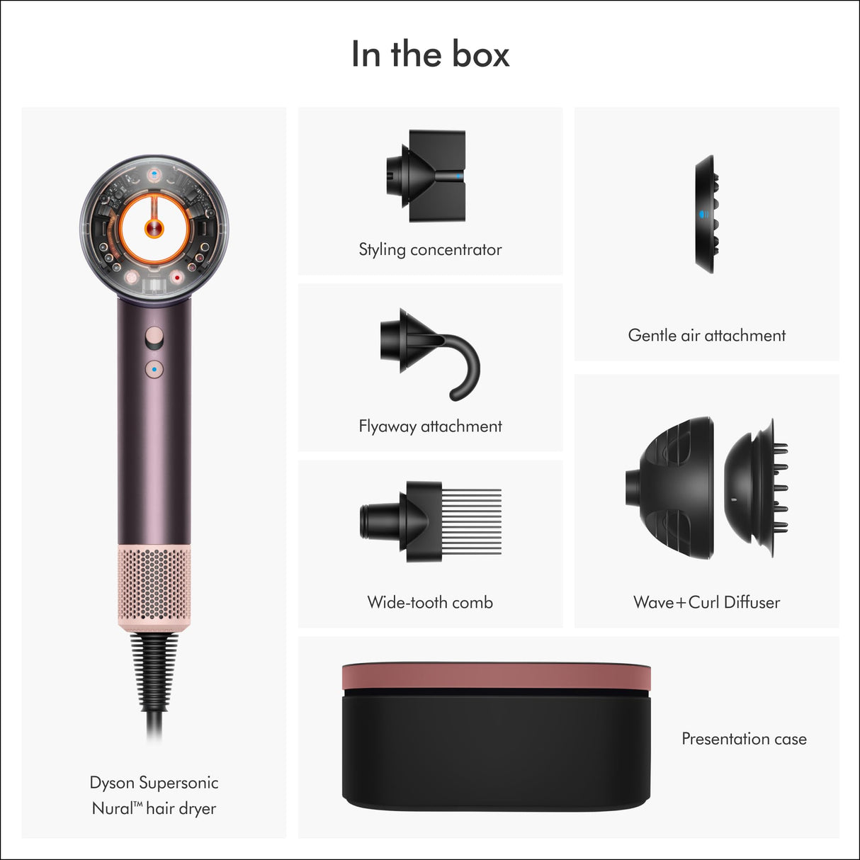 Limited Edition Dyson Supersonic Nural™ Hair Dryer in Jasper Plum