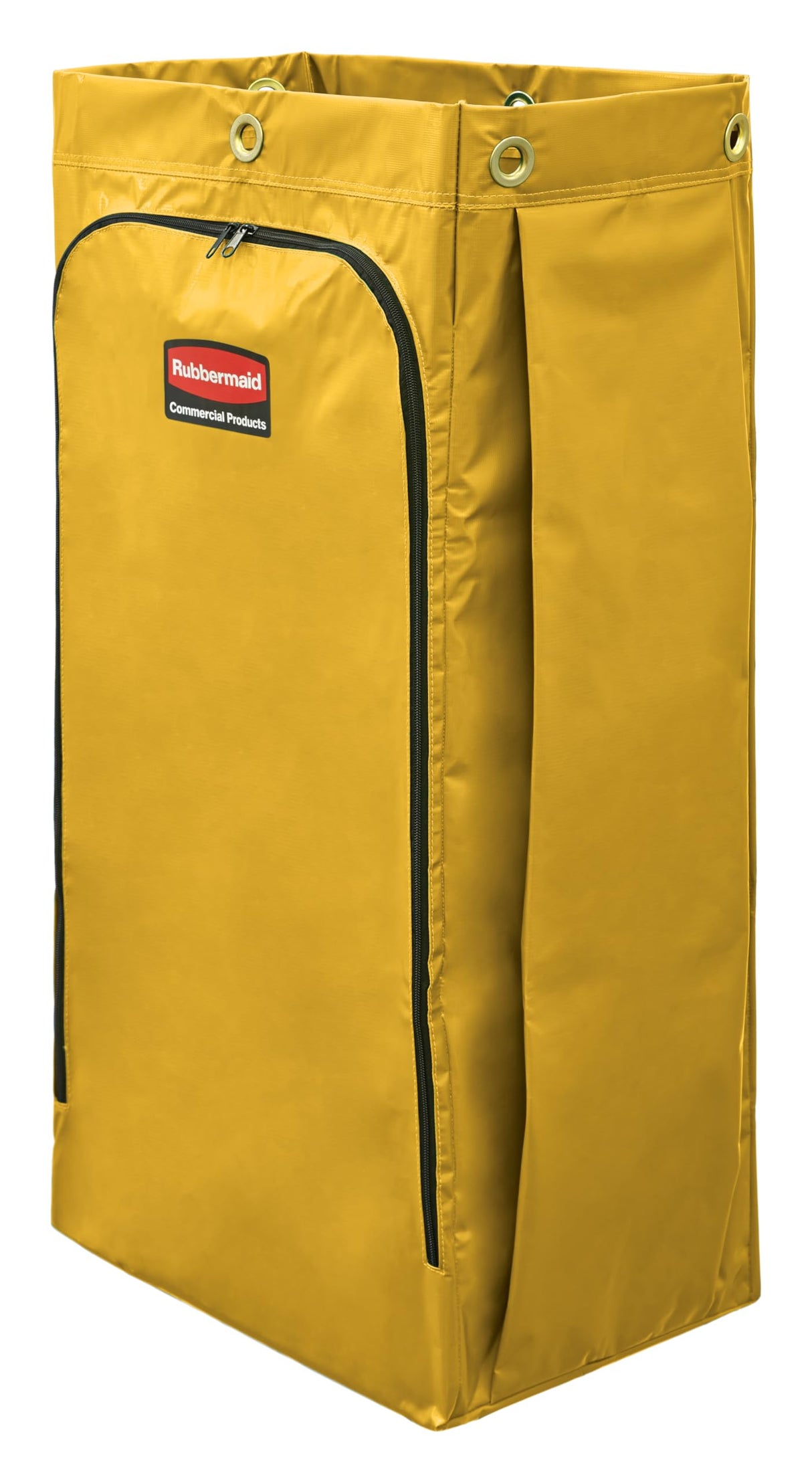Rubbermaid Commercial High Capacity Vinyl Janitorial Cleaning Cart Bag Waste/Trash/Laundry/Linen Collection for Restraurant/Café/Office/School/Motel/Facility 34 Gallon Yellow