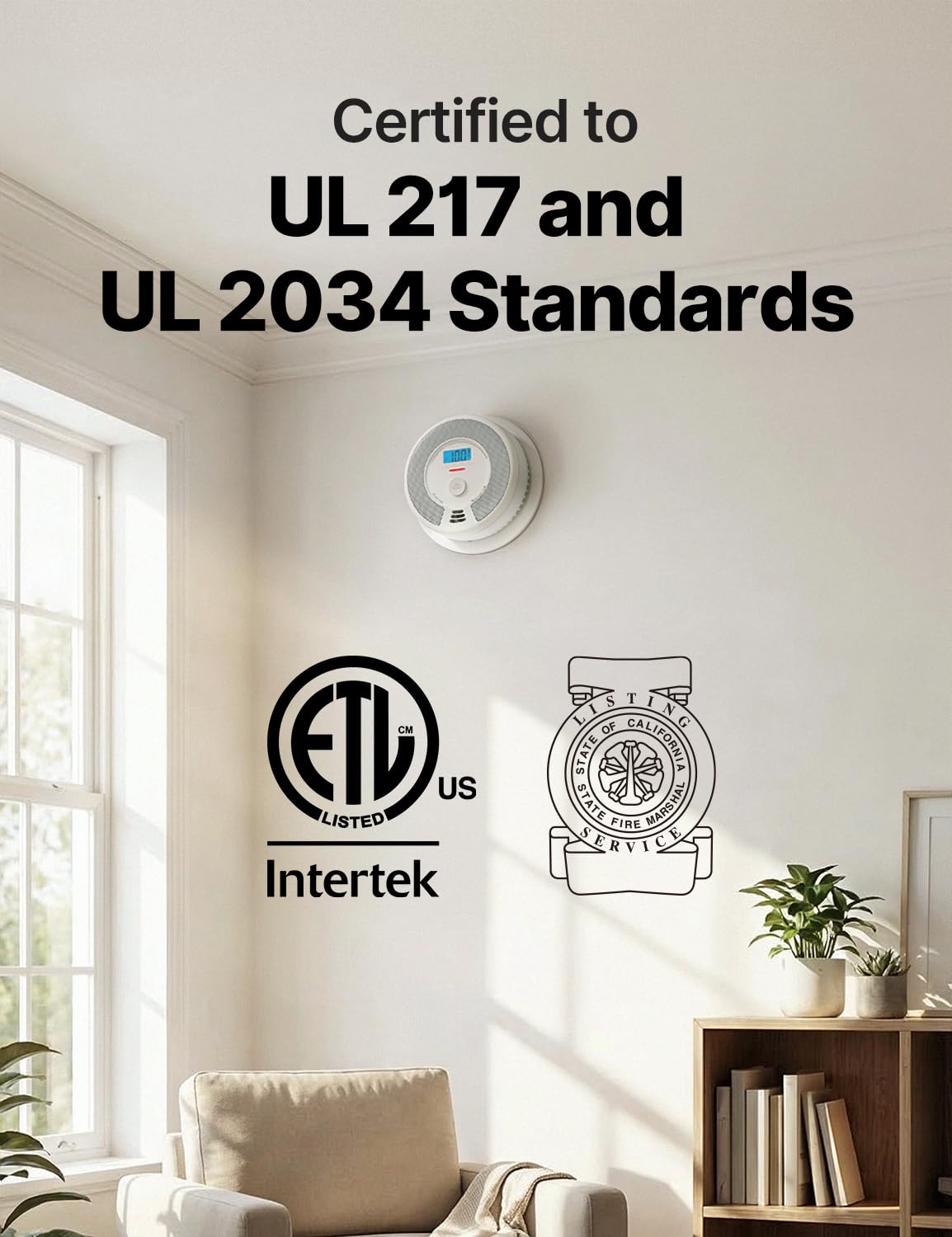 X-Sense Smoke Detector Carbon Monoxide Detector Combo, SC07, 1-Pack