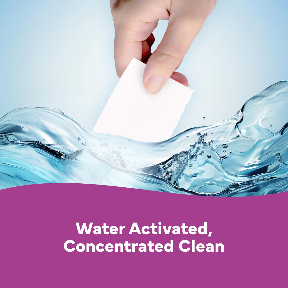 Tru Earth Compact Dry Laundry Detergent - Up to 128 Loads (64 Sheets) - Paraben-Free - Original Eco-Strip Liquidless Detergent, Travel - Lilac Breeze | Packaging May Vary