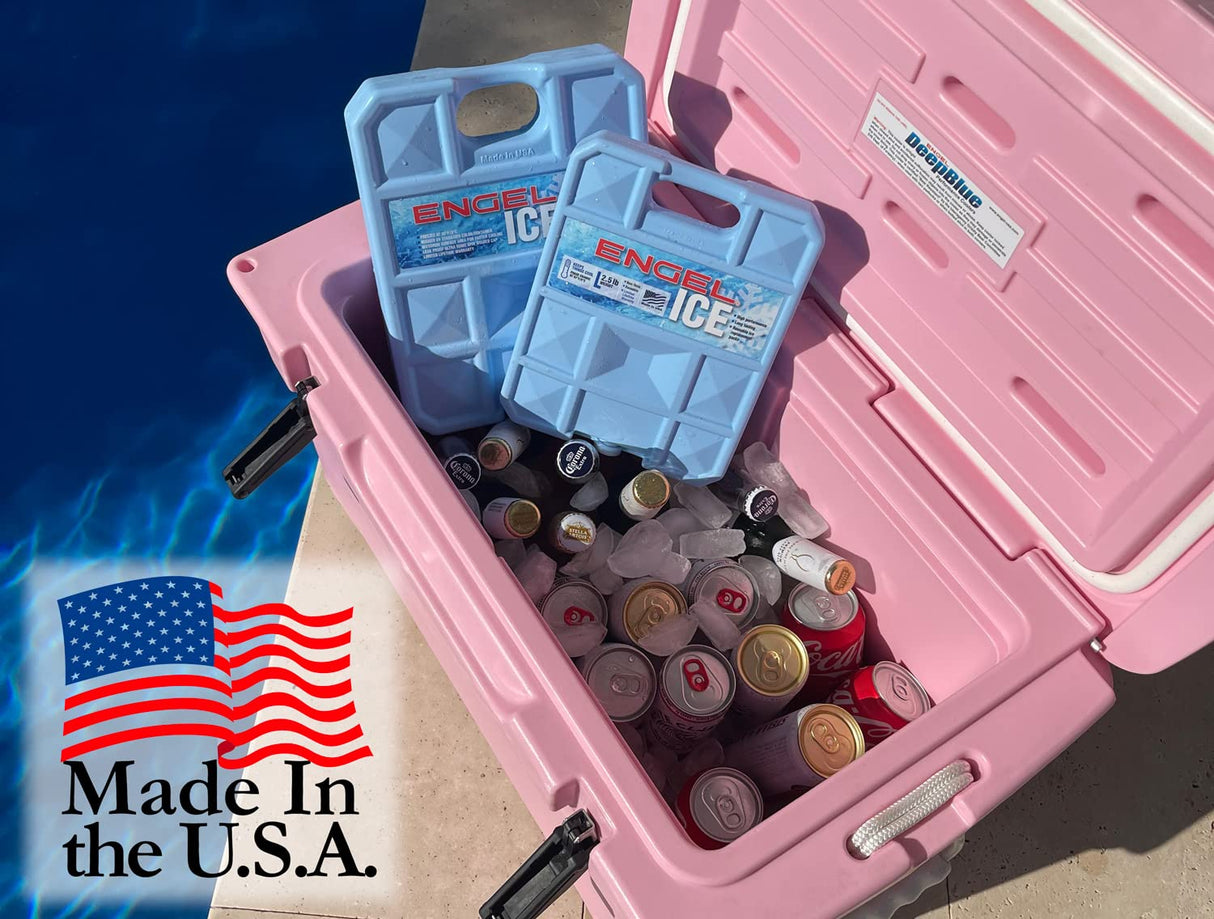 ENGEL 32°F Cooler Packs - Made in The USA - Ice Packs for Boating, Fishing, Camping & Food Storage. The Perfect Non-Toxic Safe Replacement for Regular Ice or Dry Ice.