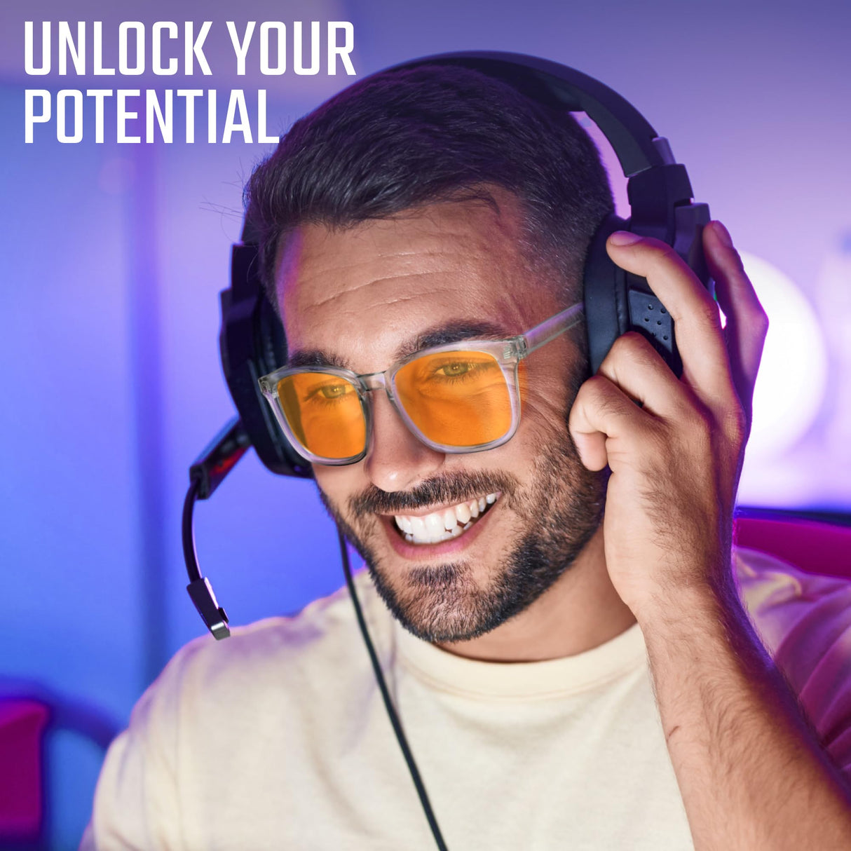 Gaoye Stylish Blue Light Glasses for Woman - Computer Glasses 99% Blue Light Blocking - Lightweight TR90 Frames - 3 pack