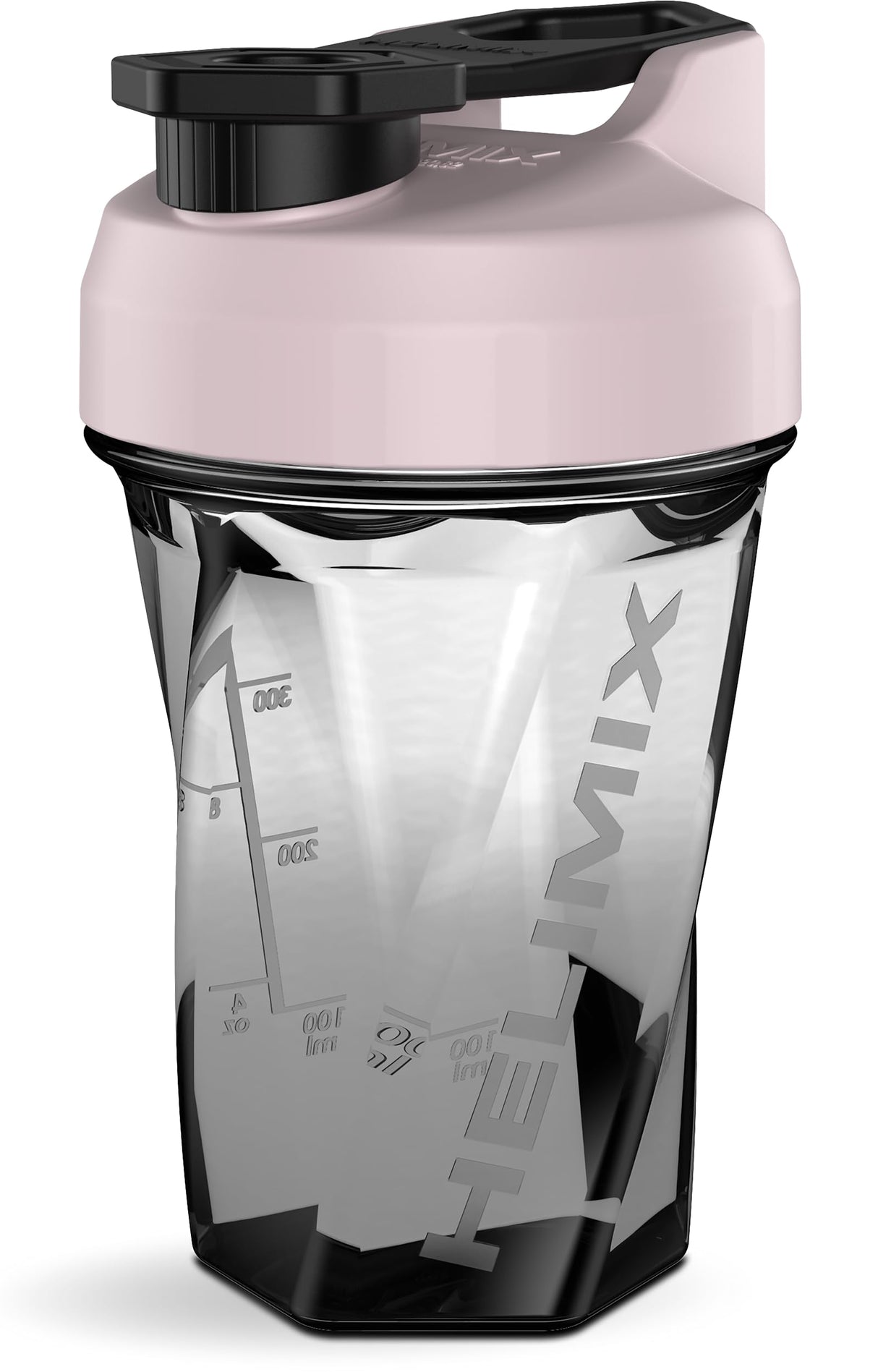 HELIMIX 1.5 Vortex Blender Shaker Bottle Holds Upto 20oz | No Blending Ball or Whisk | USA Made | Portable Pre Workout Whey Protein Drink Shaker Cup | Mixes Cocktails Smoothies Shakes | Top Rack Safe