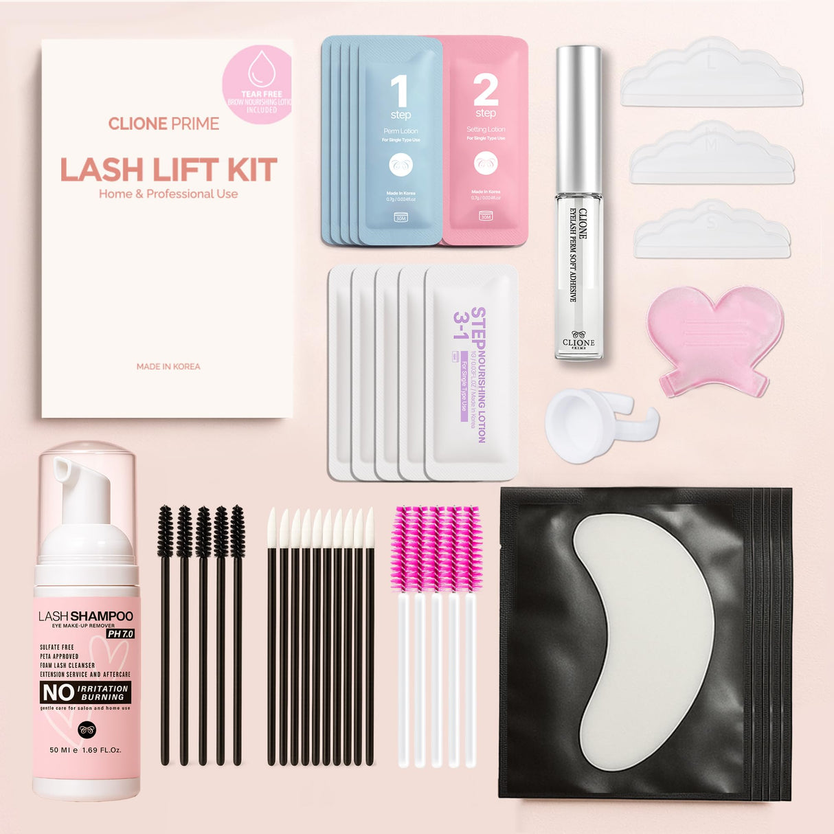 Korean Lash Lift Kit - Eye Brow Lamination Kit Eyelash Perm Kit Eyelash Lift Kit Lash Perm Eyebrow Lamination