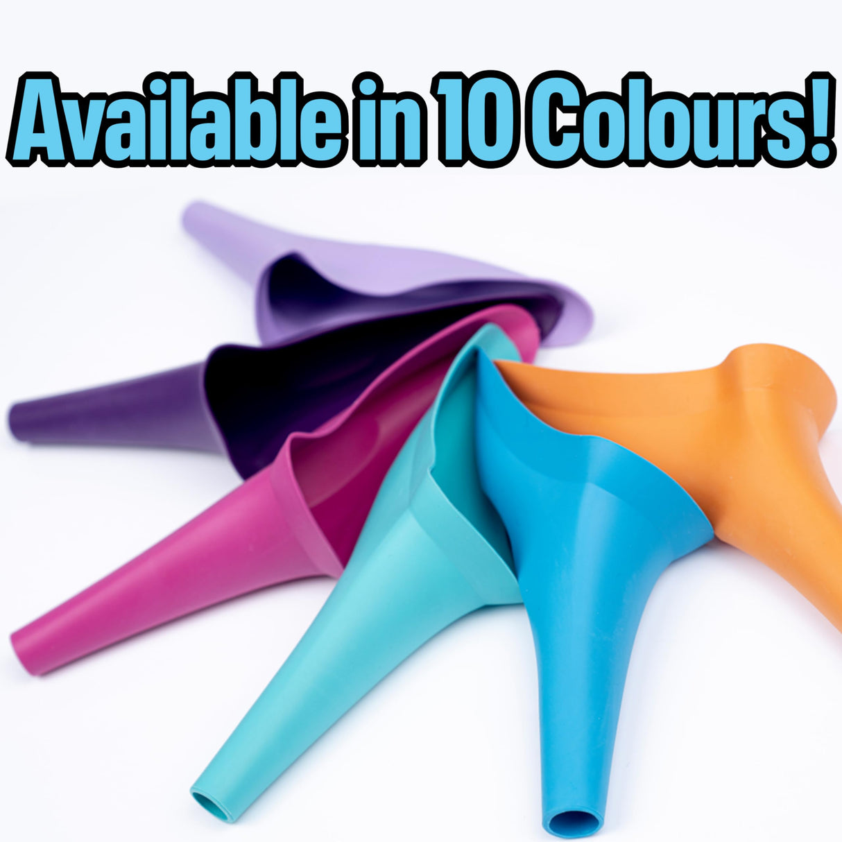 SHEWEE Flexi – The Original Female Urinal – Made in The UK – Reusable, Flexible & Portable Urination Device. Festival, Camping, Car, Hiking Essentials for Women. Stand to Pee Funnel – Aqua