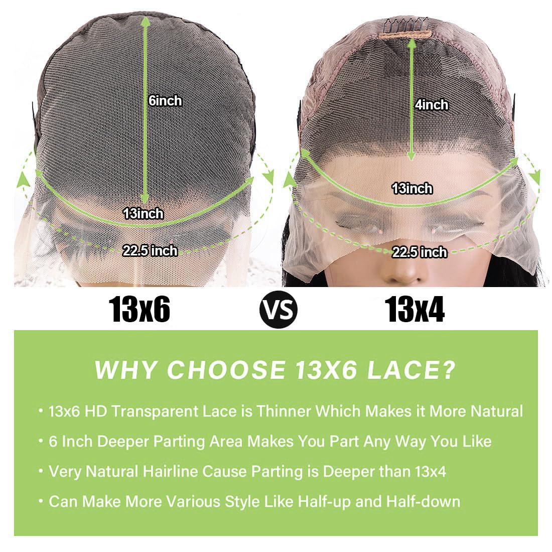 30 Inch Body Wave Lace Front Wigs Human Hair 13x6 HD Transparent Lace Front Wigs Human Hair Pre Plucked 180% Density Brazilian Virgin Hair Glueless Frontal Wigs Human Hair for Women Natural Black