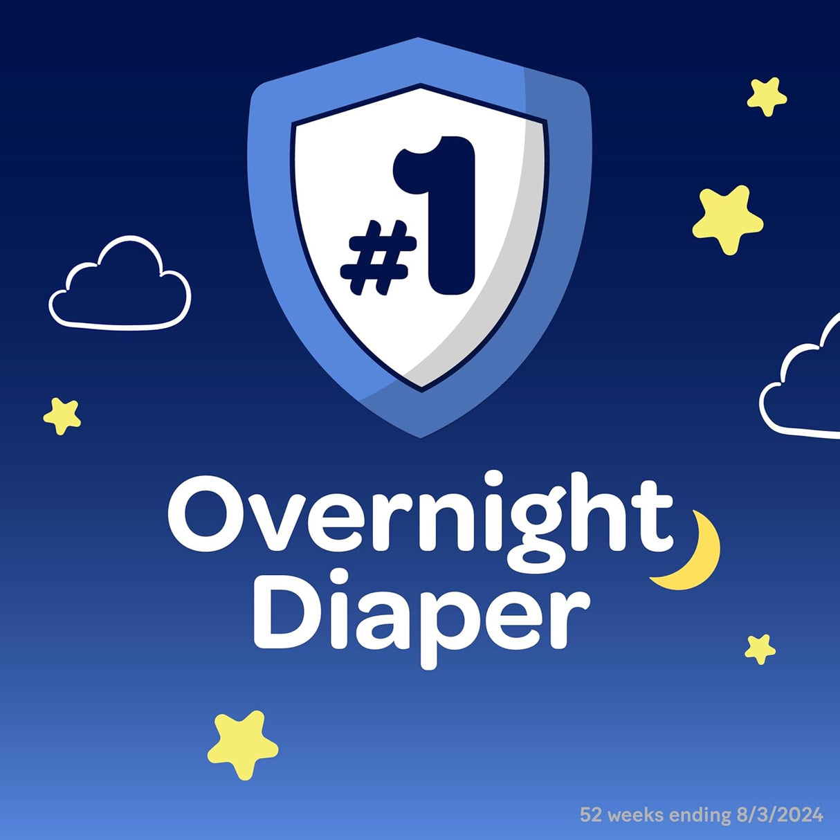 Huggies Overnites Size 5 Overnight Diapers (27+ lbs), 50 Ct, Packaging May Vary
