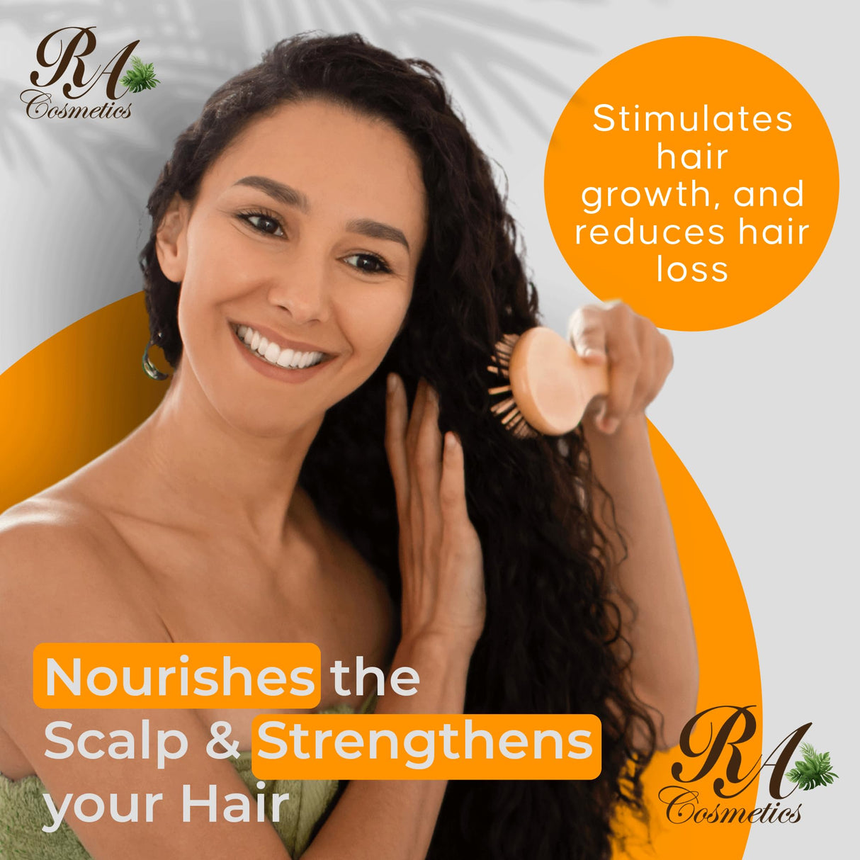 2 Pack RA Cosmetics 100% Natural Unrefined Batana Hair Oil for Healthy Hair, 16 oz | Nourishing Hair Moisturizer for Damaged Hair Repair| Strengthening and Nourishing Hair Conditioner - Sourced from Honduras