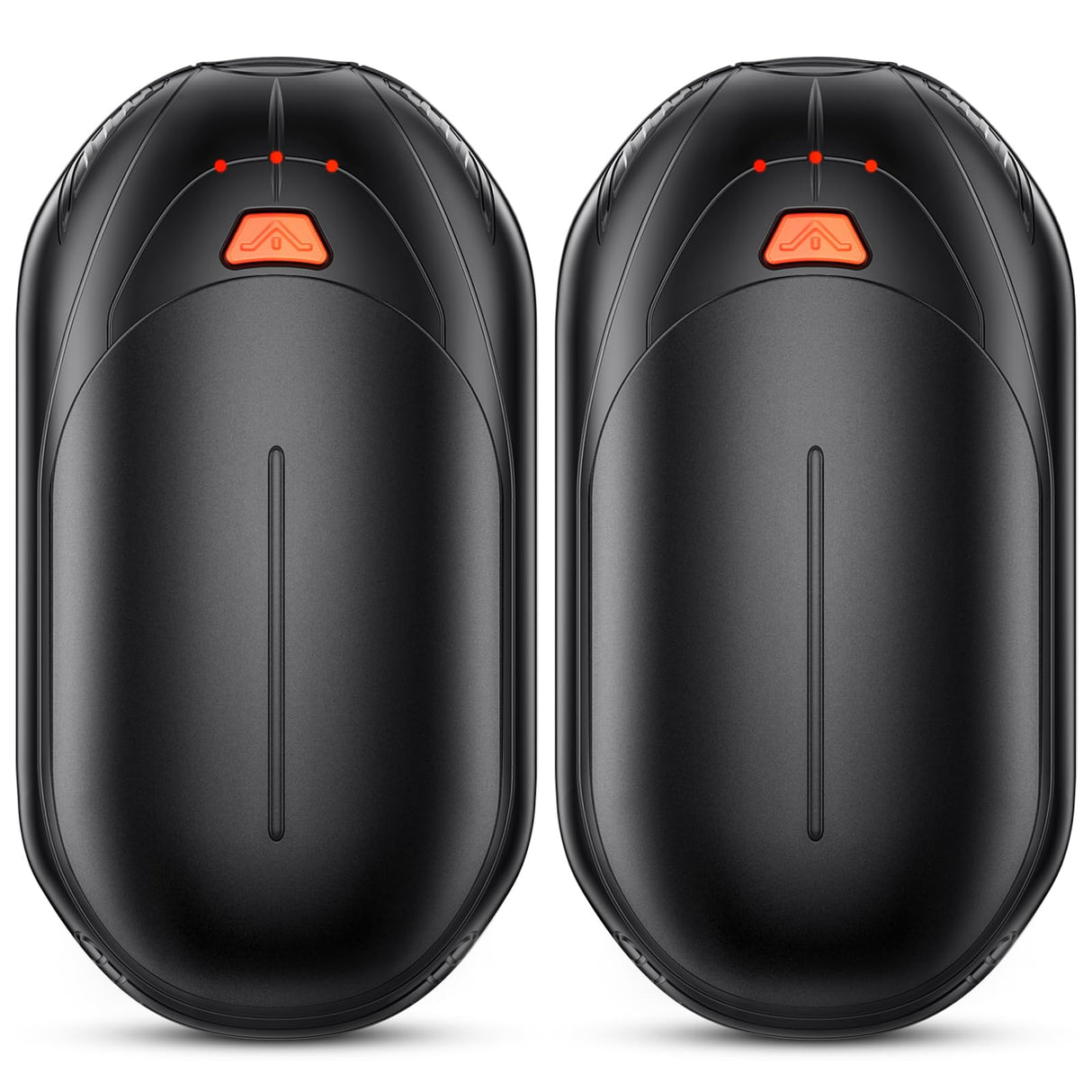 AI Hand Warmers Rechargeable 2 Pack, AI Smart Chips Electric Hand Warmers, 20Hrs Long Safe Heat, Portable Pocket Heater, Gifts for Christmas, Outdoor, Golf, Hunting, Camping Accessories -Black