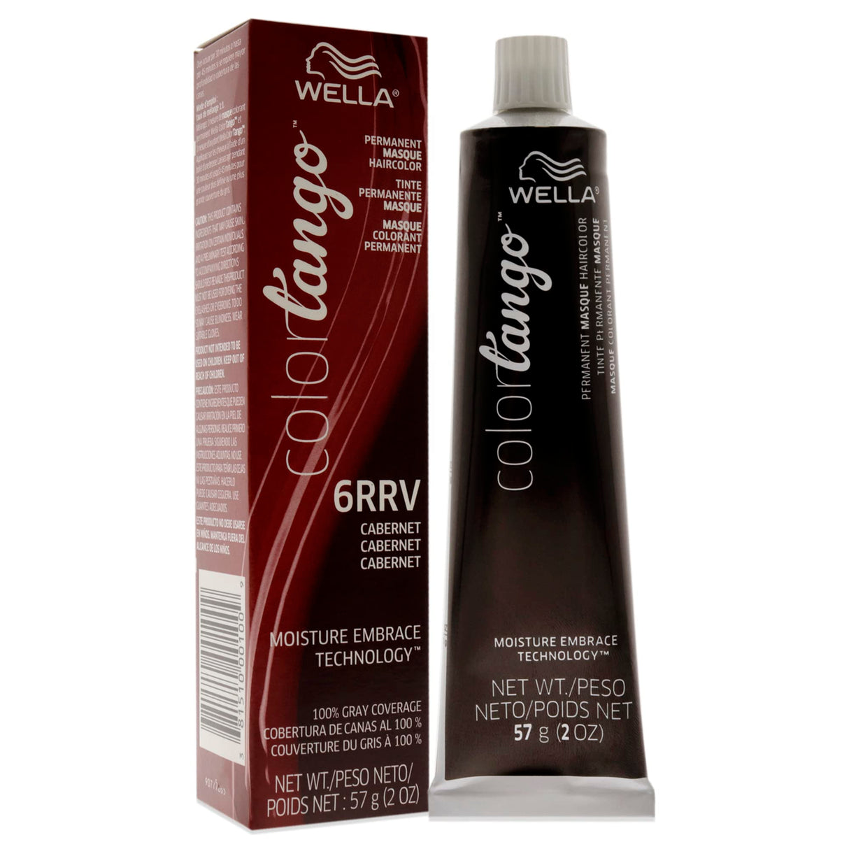COLORCHARM Professionals Tango Permanent Hair Color, 6RRV Dark Blonde Red Mahogany