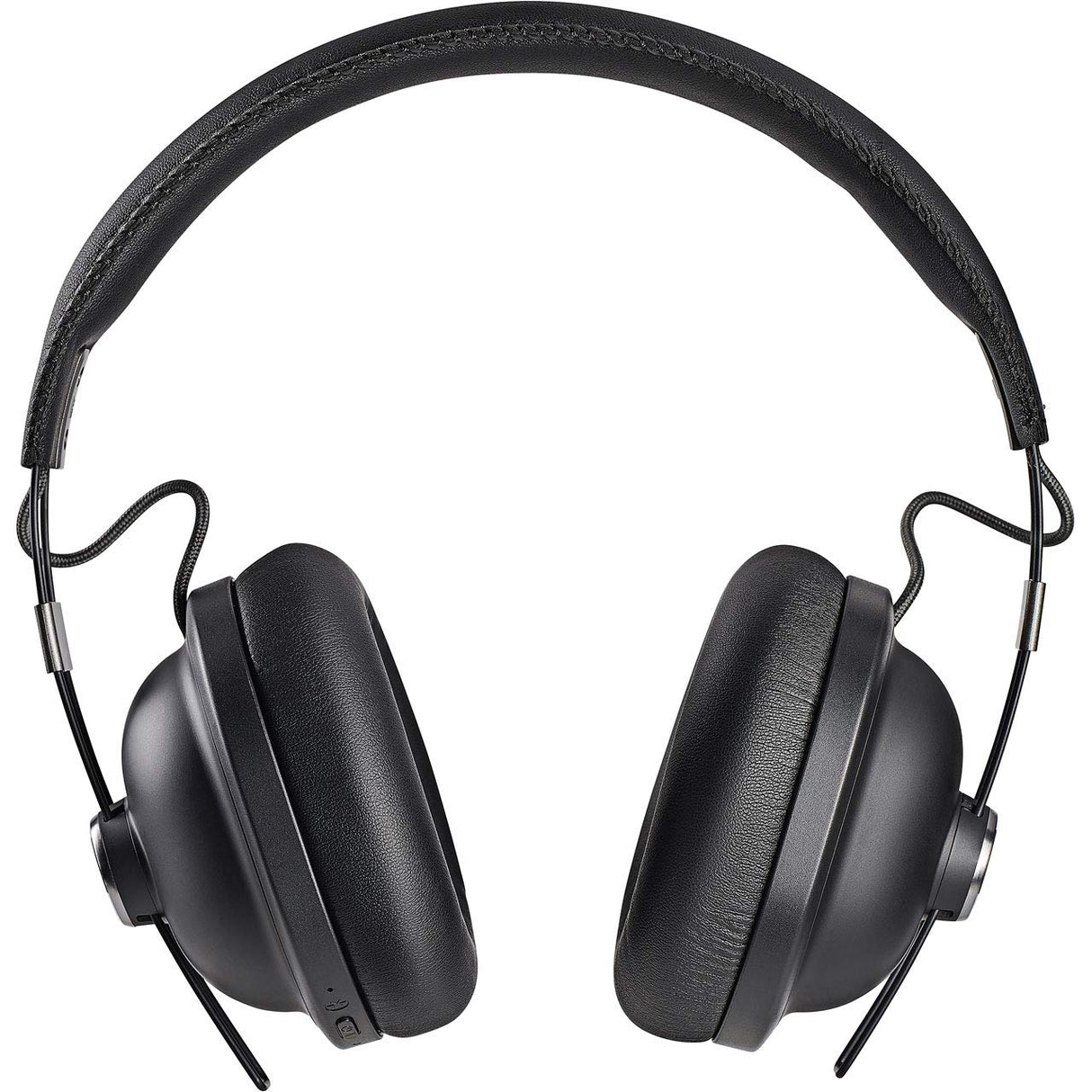 Panasonic RP-HTX90NE-K Wireless Overhead Bluetooth, Noise Cancelling Headphones with Microphone and Smart Voice Control, Retro Look and Comfortable Design Includes Detachable Cable - Black