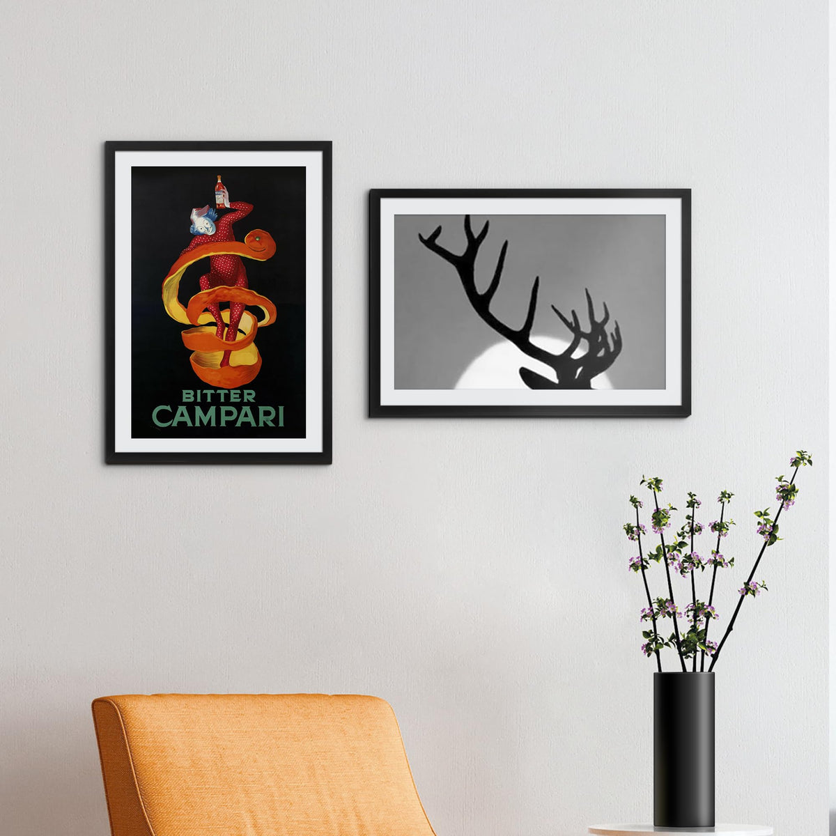 upsimples 13x19 Picture Frame, Gallery Wall Frames Set of 5, Black