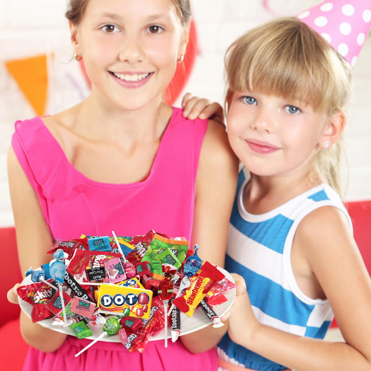 Halloween Bulk Candy Variety Pack 2 lb 100 Ct, Individually Wrapped Candy