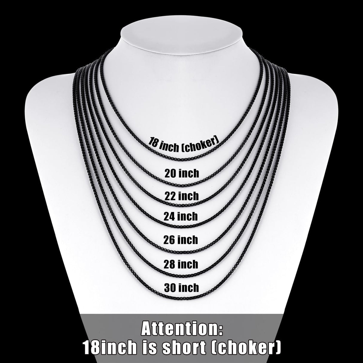 Fiusem Black Pendant Necklace for Men, Rectangular Pierced Necklace 26Inch