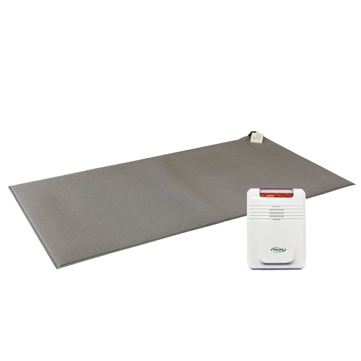 Smart Caregiver Cordless Monitor with Cordless 24in x 48in Gray Floor Mat - Get to Them so They Don't Walk Alone!