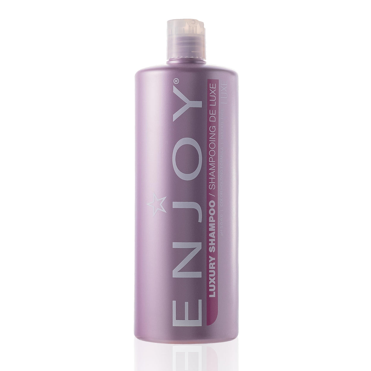 Enjoy Luxury Shampoo - Eliminates Frizz Cleansing Moisturizing Smoothing - Sulfate Free For Thick Coarse or Curly Hair (33.8 Fl Oz)