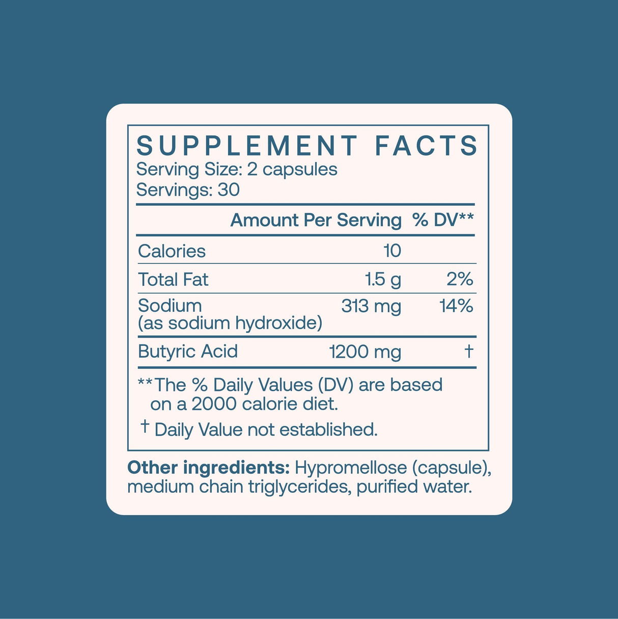 BodyBio Sodium Butyrate - Postbiotic for Gut Health, Leaky Gut Repair, Digestive Support, Bloating Relief, & Microbiome Balance - Butyric Acid Supplement for GI Wellness